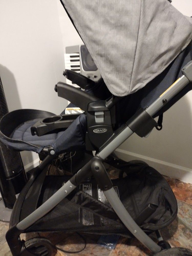 2 Strollers..1 Stroller Set With Matching Car seat And Bassinet