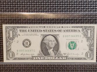 $1 bill error note