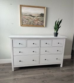 WHITE IKEA 8-Drawer Dresser (Delivery)