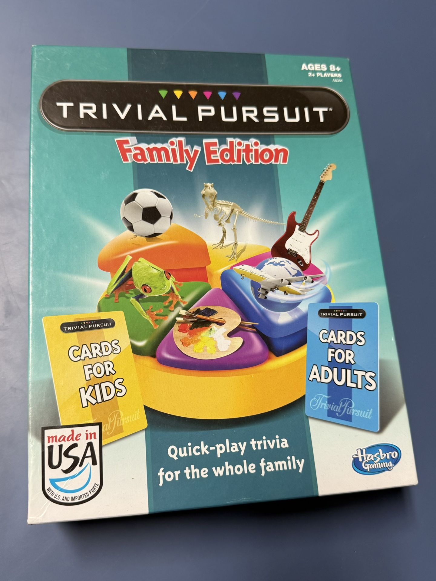TRIVIAL PURSUIT GAME FOR FAMILIES: Kids and adults can test their smarts with this Trivial Pursuit Family Edition game 1200 TRIVIA QUESTIONS FOR KIDS