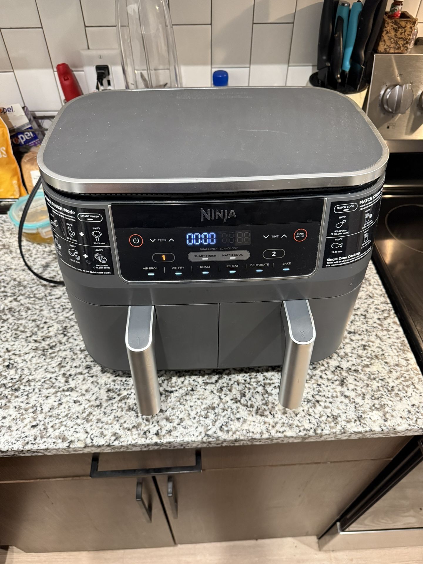 Ninja Foodi 10 XL Dualzone Basket Air Fryer with Functions