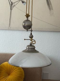 Vintage Venetian Crystal Italian Ceiling Lamp