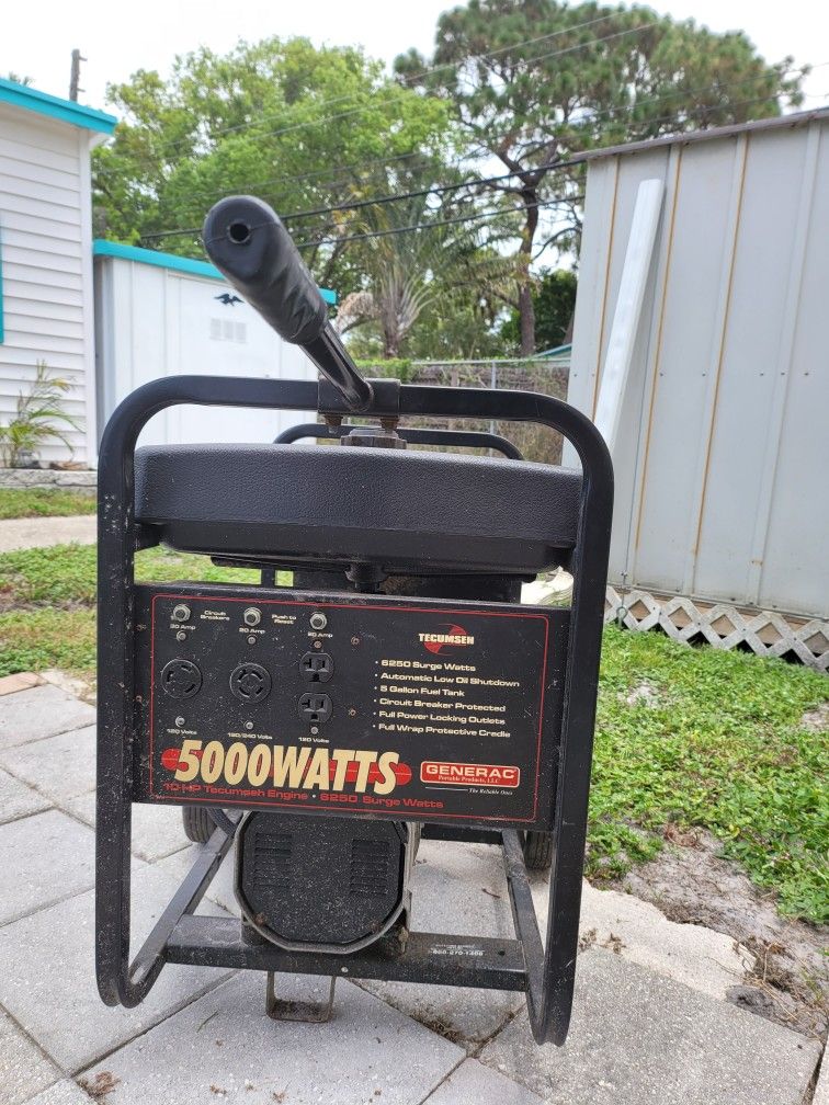 Generac 5000 Watt 6250 Surge PowerGenerator for Sale in Largo, FL OfferUp