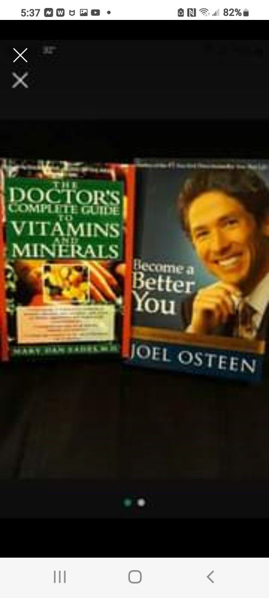 2 Books EDUCATIONAL doctors Complete Guide/ SPIRITUAL  Joel OSTEEN a Better You  IN EXCELLENT CONDITION 