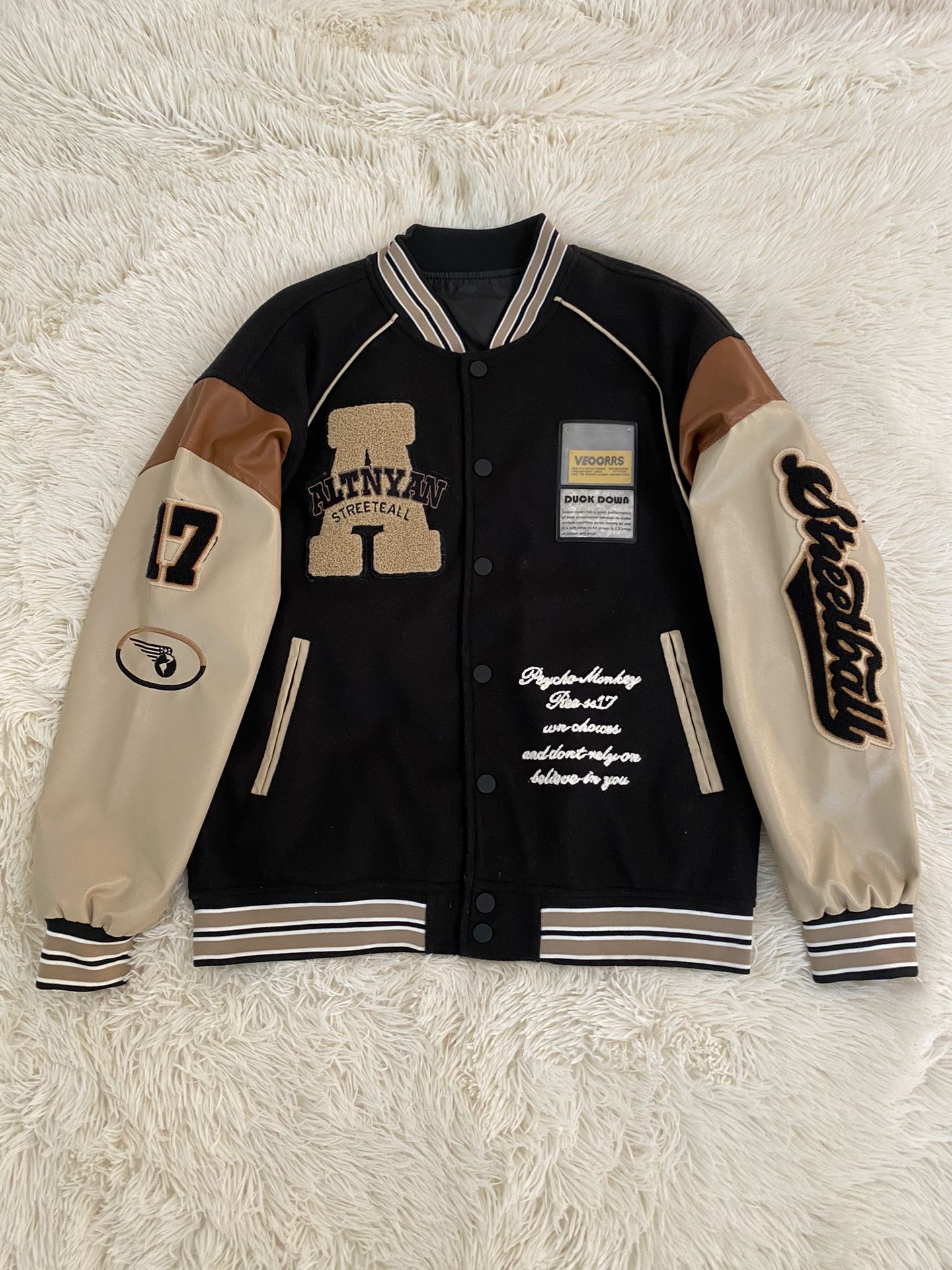 Varsity Jacket – Y2K Baseball Team Jacket Retro Hip Hop Fashion Streetwear Bomber Jacket Vintage Men Women Casual Trendy Aesthetic Jersey Jacket 