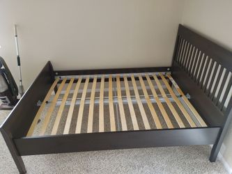 IKEA IDANÄS Bed Frame and HAUGESUND Full Mattress