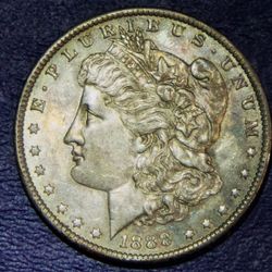 1888 “O” AU Morgan Silver dollar 