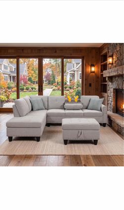 L-Shaped Sectional Sofa