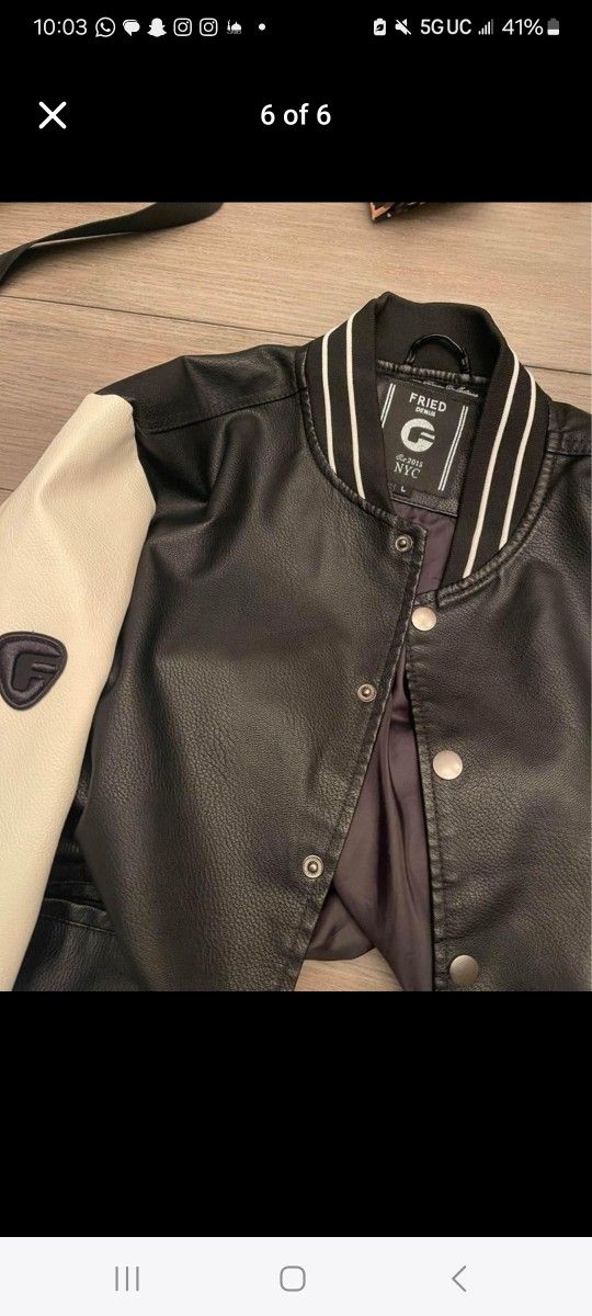 men leather jacket Fried Denim NYC 2015