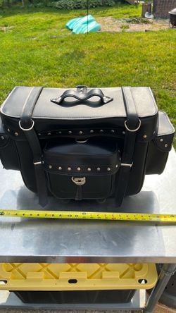 Leather tour pack HEAVY DUTY THICK