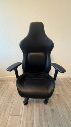 Black Gaming Chair Reclining Adjustable