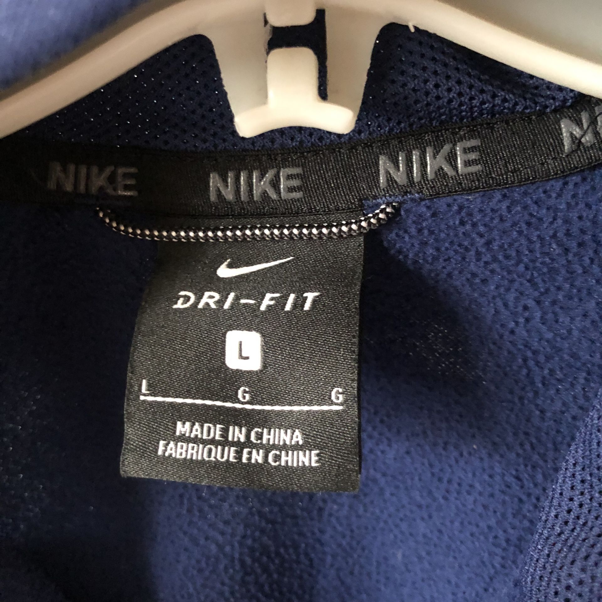 Nike Dri-Fit Full Zip Hoodie Jacket Boys Size L