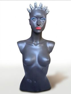 Unique Vintage 'Lady Lulu' Full Bust Mannequin