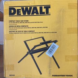 DEWALT 10 in. Compact Table Saw Stand for Jobsite - New
