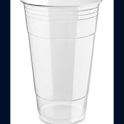 32 oz PET Clear Plastic Cups (50 pcs)