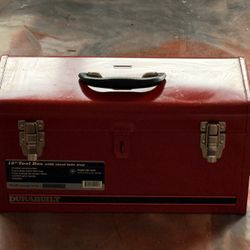 Red Metal Tool Box