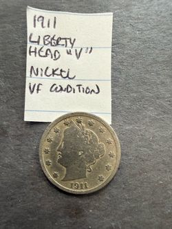 1911 Liberty Head “V” nickel