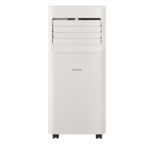 Vissani
5,000 BTU 115-Volt 3-in-1 Portable Air Conditioner Unit Cools up to 150 sq. ft. with Dehumidifier and Remote in White