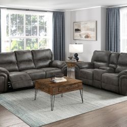 Sofa And Loveseat Manual Recliner