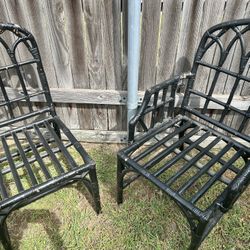 Black Wicker Chairs only $15
