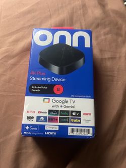 ONN 4K Plus Google TV Streaming Device
