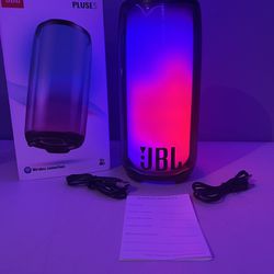 JBL Pulse 5 Portable Bluetooth Speaker with Light Show in Black