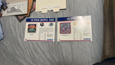 NFL SUPERBOWL 1 and 13 official patches