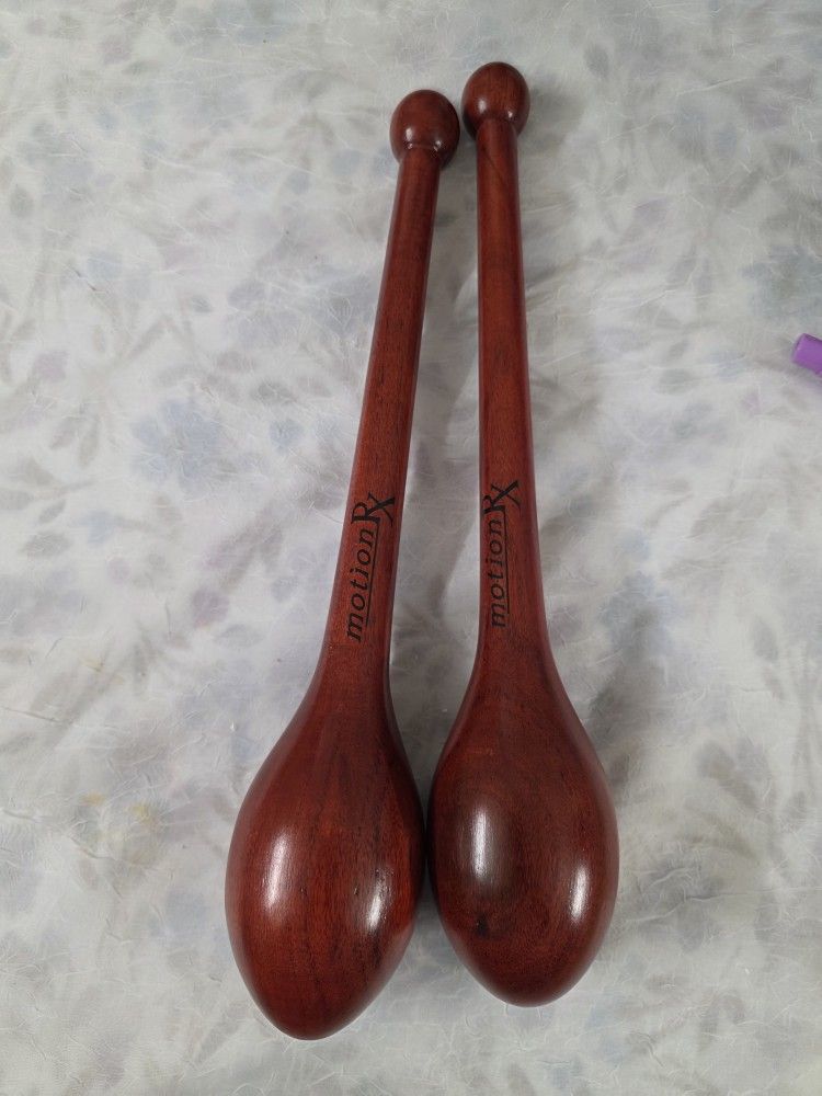 Pair Rosewoood Mugdar Indian Club Dumbbells Exercise Tool