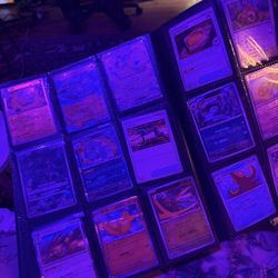 Pokemon And Yugioh Cards Full Binder