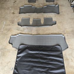 Toyota Highlander Weather Tech Rubber Mats (GRAY) Complete Set Retails for $540