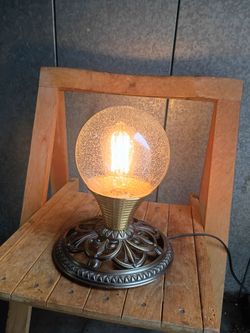 Vintage globe lamp