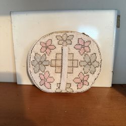 GORGEOUS 1920s Art Deco Czech Glass Beaded Purse Evening Bag,