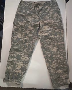 Army Combat Uniform Trousers Green Digital Camouflage Large 29-32 Waist