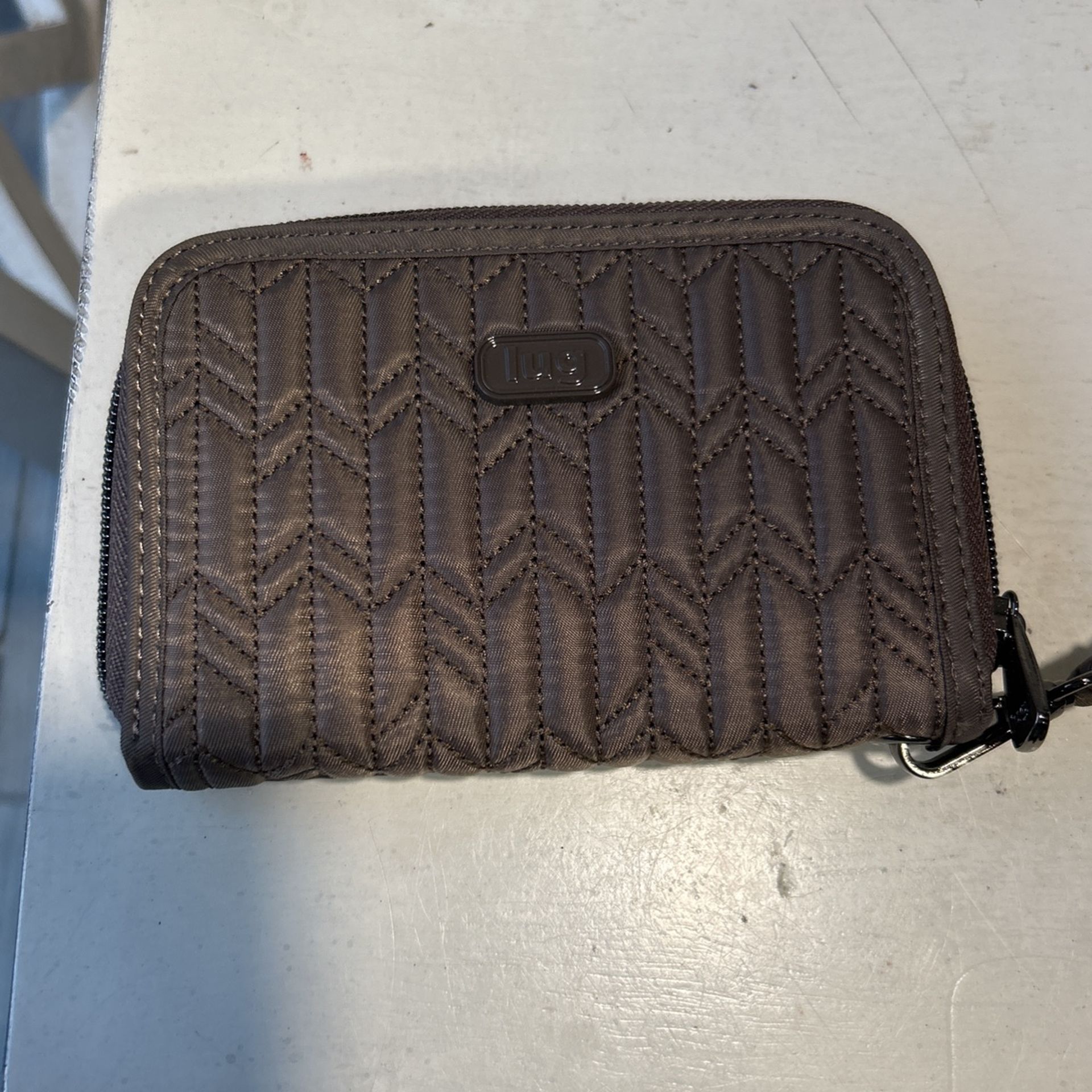 Lug Rodeo Tan Wristlet