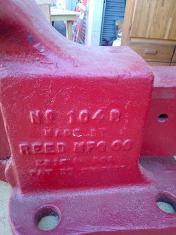 Vintage Reed 104R Bench Vise