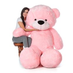 Giant Teddy 7ft Pink Bear