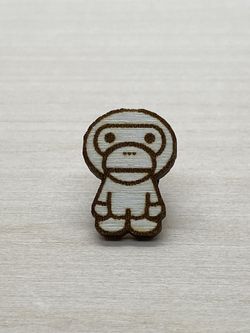 Bape wood pin