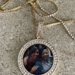 Custom Personalized Memory Photo Pendant With/without Chain