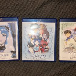 El-Hazard Magnificent World, Alternative World, Wanderers Blu-ray Anime Lot