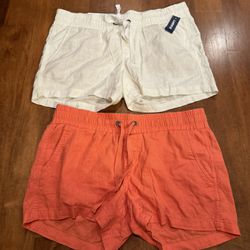 Woman’s Old Navy Linen Shorts Bundle 