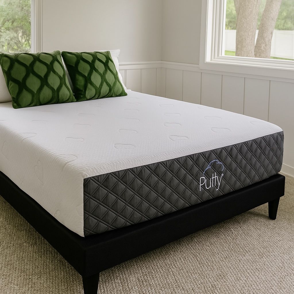 Queen Size Mattress Memory Foam Puffy Of 12” Inches Thick Firm New From Factory Wrapped in Plastic Same Day Delivery 🚚