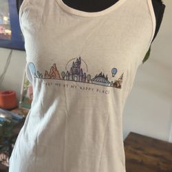 women’s size medium “meet me at my happy place” disney world tank top ;; $10 in 33328