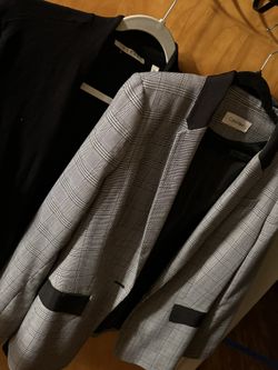 cardigan & work blazer