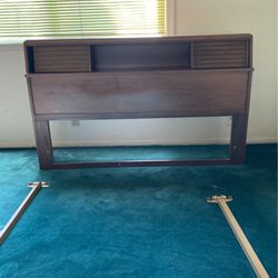 Bed frame/footboard. Retro. From The 50’s. For Full Sized Bed. 