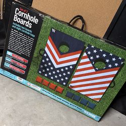 Cornhole set (new but has been sitting in my garage)