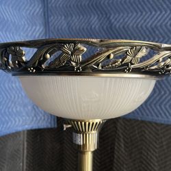 vintage Art Deco torchiere floor lamp  DELIVERY AVAILABLE)