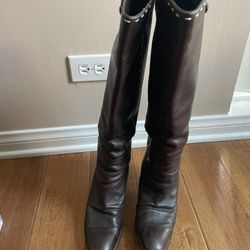 Barbara Bui Brown Leather Boots 