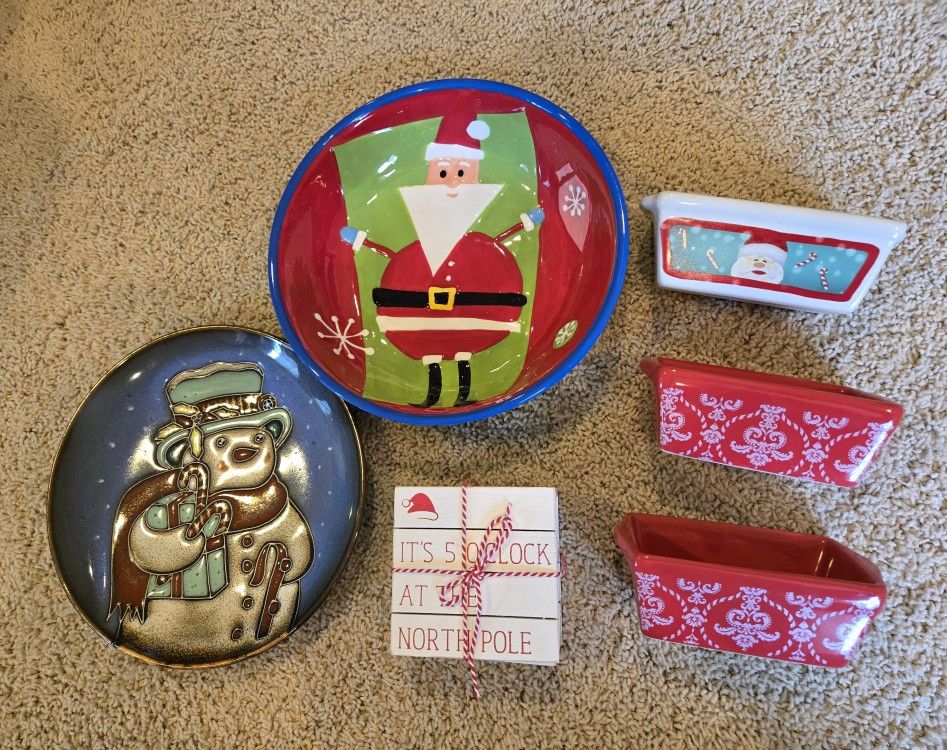 Christmas Serving Dishes Coasters