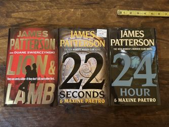 3 James Patterson Hardbacks