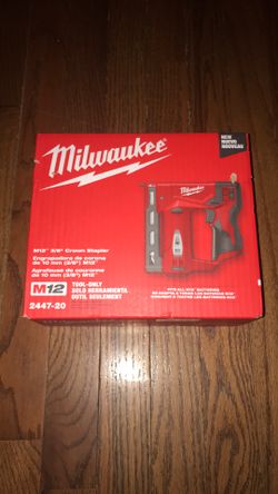 Milwaukee M12  3/8” Crown Stapler Tool Only $100 Firm 